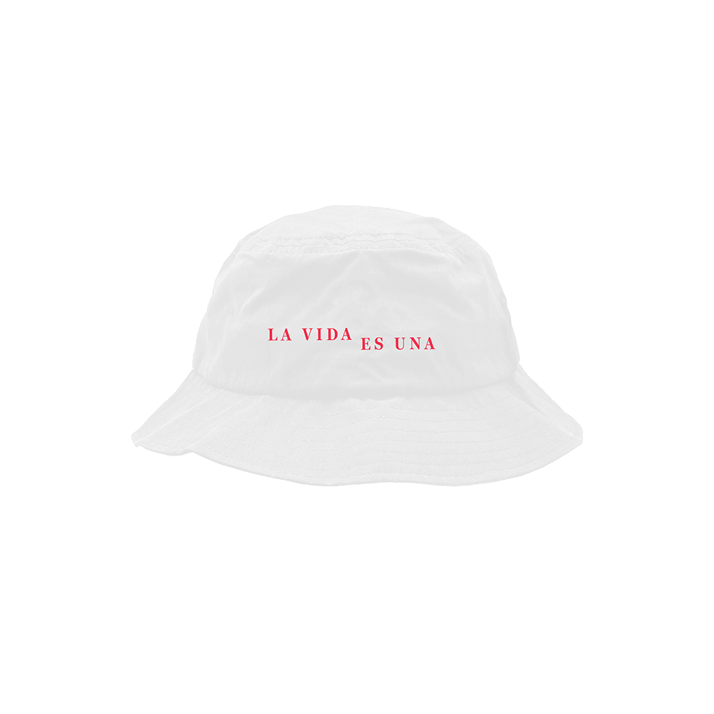 LVEU White Bucket Hat