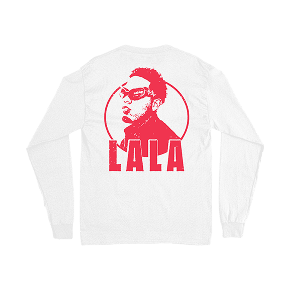 LALA Crown White Longsleeve T-Shirt Back