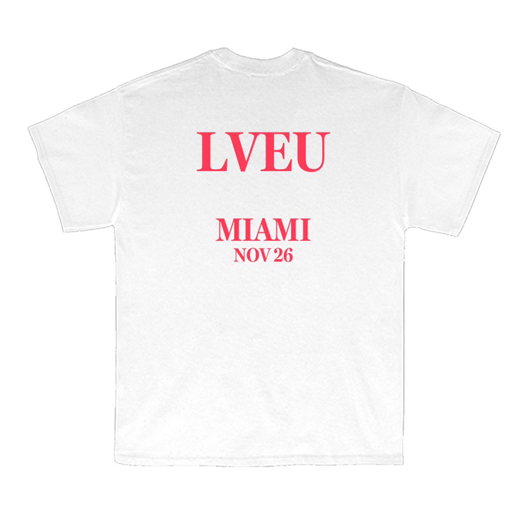 LVEU Miami Event T-Shirt Back